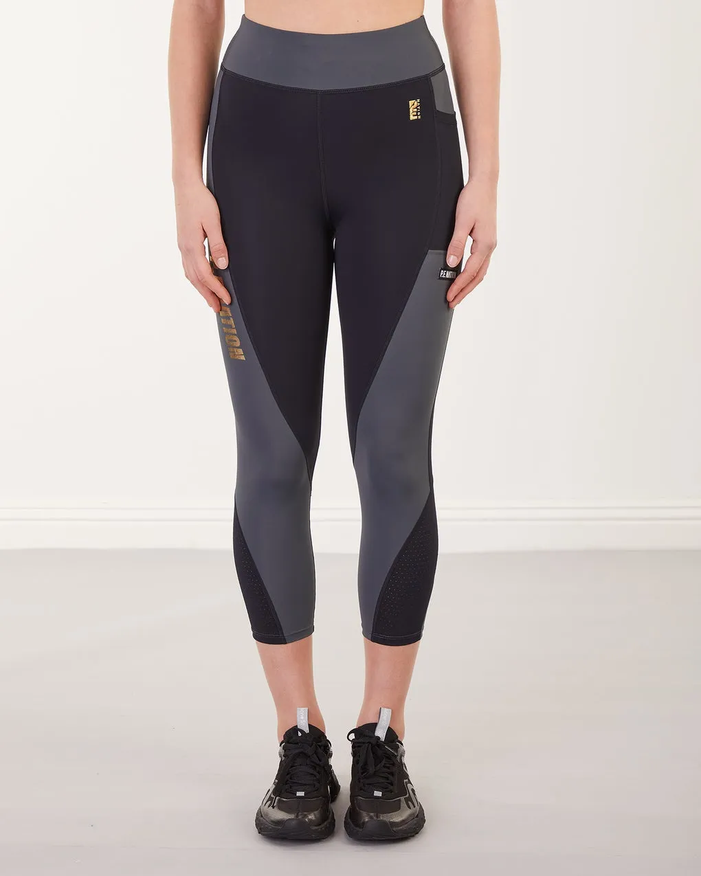 P.E Nation   Blast Leggings Charcoal 